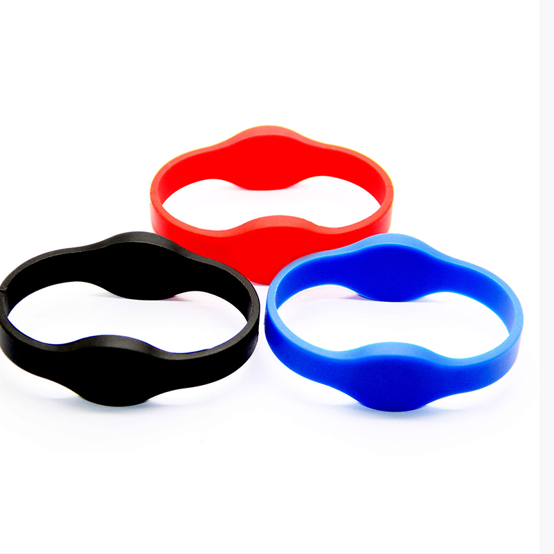RFID电子手环双色硅胶腕带NFC硅胶电子手环2